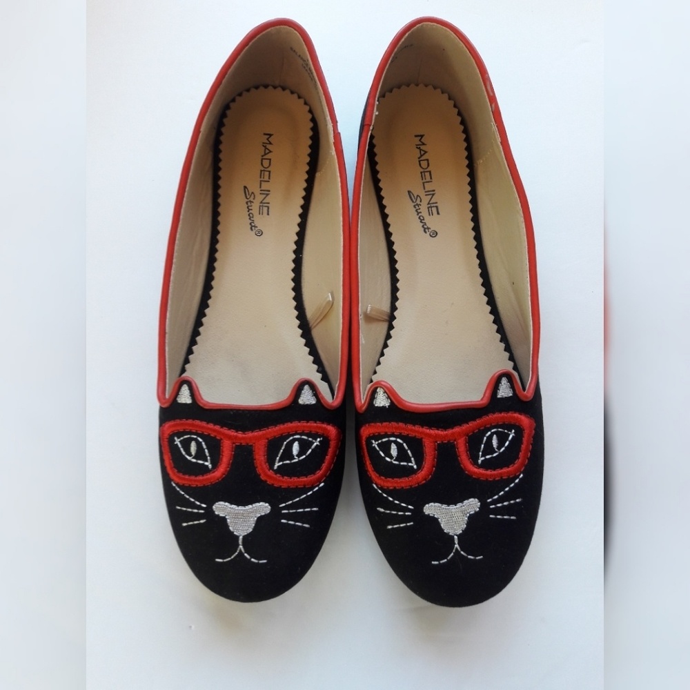 Madeline Stuart Bookworm Flats shoes Cats Size 9
